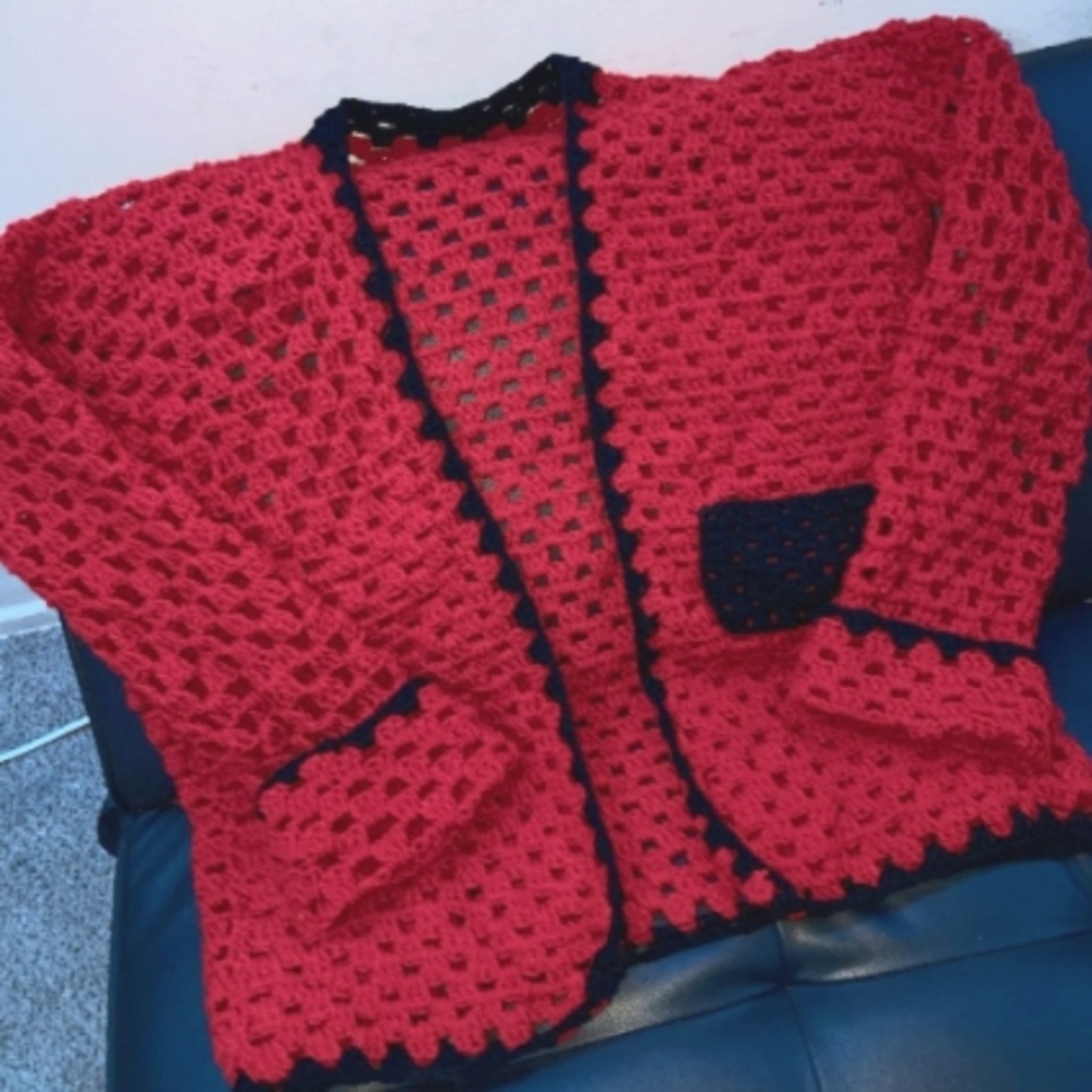 Crochet sweater